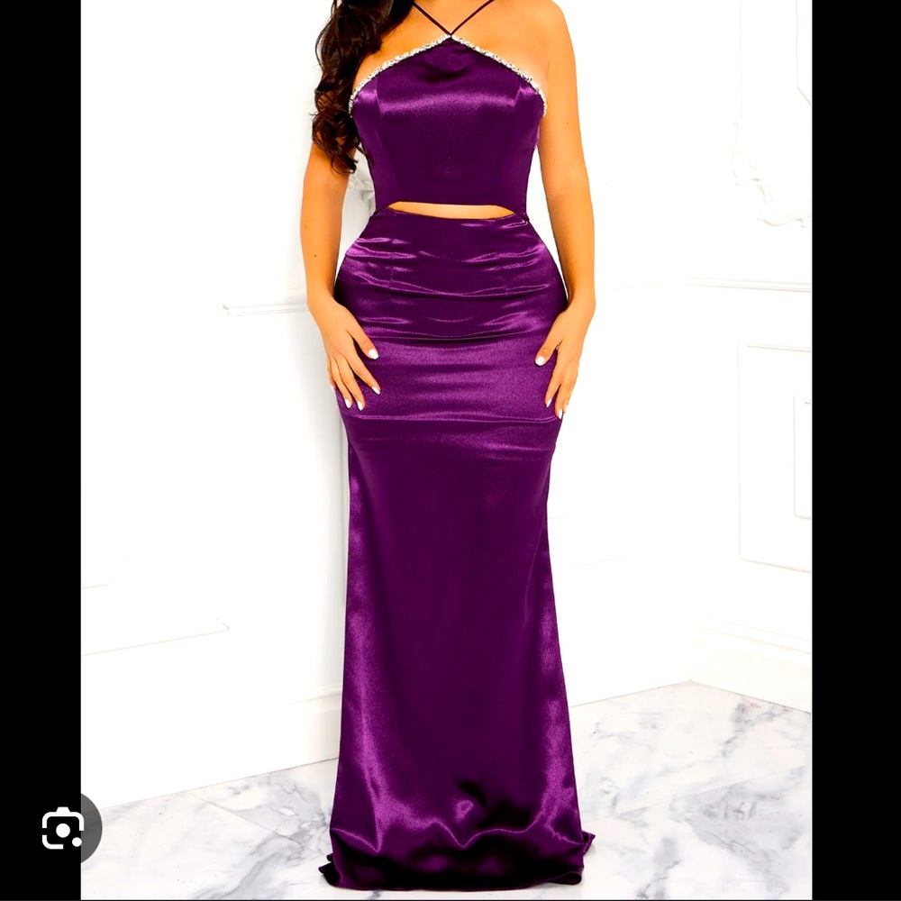 NWT Eggplant Cassidy Maxi dress